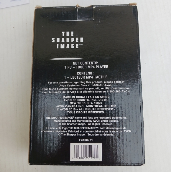 The Sharper Image Touch MP4 Player New Open Box Touch Screen Music Player - Picture 2 of 4